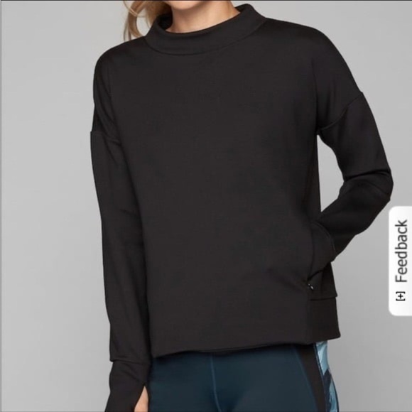 Athleta black Denali outdoor pullover size XS - Picture 1 of 9